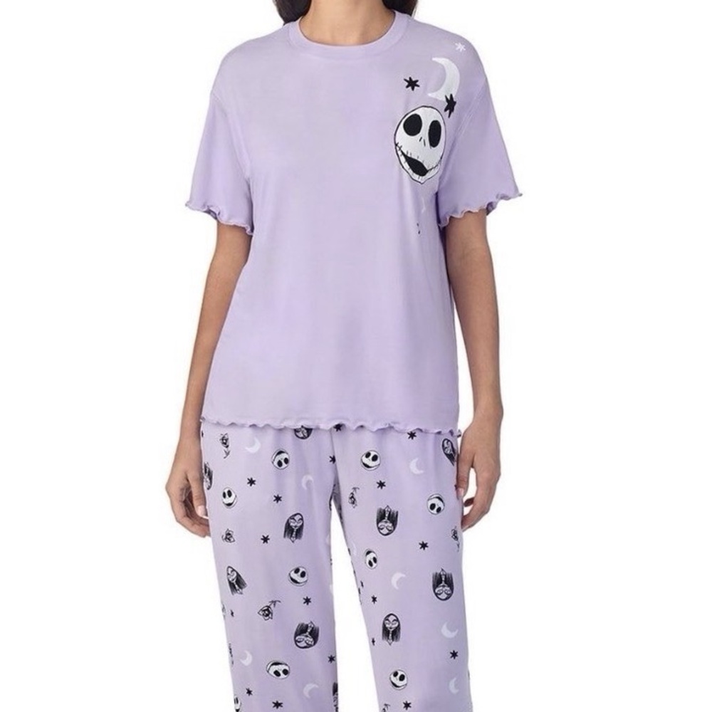 Purple Pajamas with The Nightmare Before Christmas print